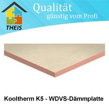 Kooltherm K5 - WDVS-Dämmplatte - 20 bis 120 mm