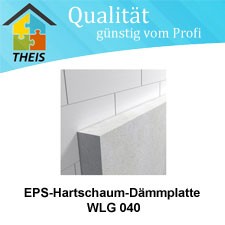 EPS-Hartschaum-Dämmplatte WLG 040