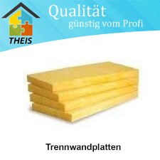 Trennwandplatte TW 1 - 040 - 40 bis 120 mm