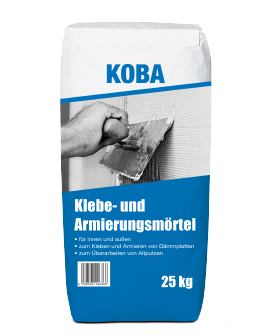 KOBA Klebe- und Armierungsmörtel grau, für Dämmplatten und Altputz