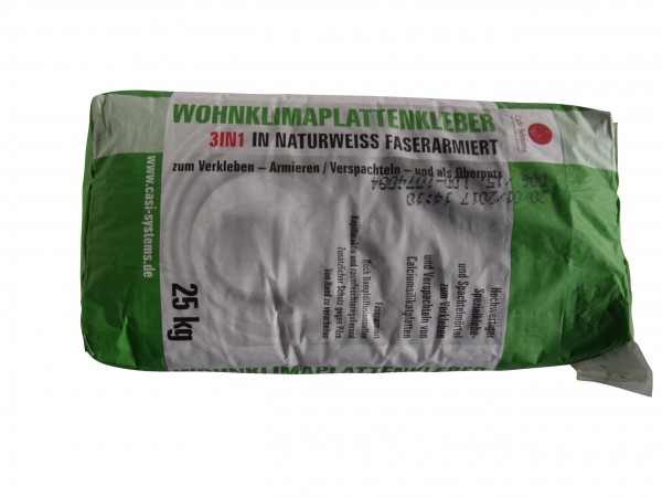 CaSi Wohnklimaplattenkleber 3 in 1 / 25 kg.-Sack