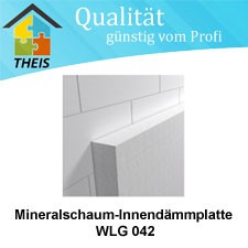 Mineralschaum-Innendämmplatte WLG 042