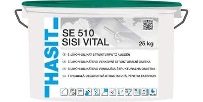 Hasit SE 510 SISI Vital-Hybrid-Struktur-Oberputz außen, weiß 600 kg.