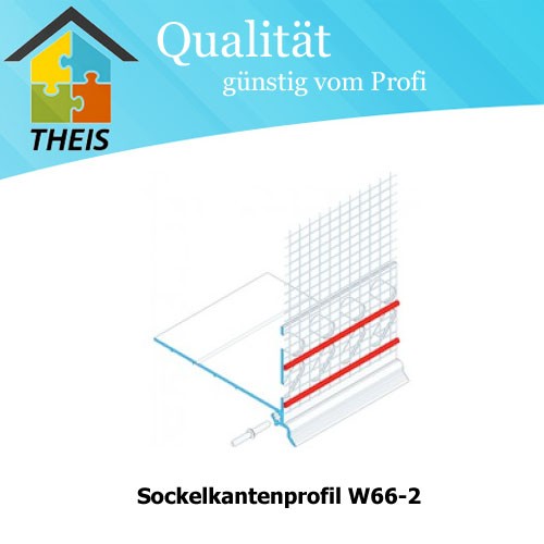 Sockelkantenprofil W66-2