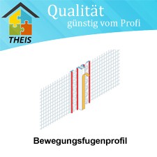 Bewegungsfugenprofil 6 mm