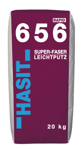 Hasit 656 Super-Faser-Leichtputz Rapid 840 kg.